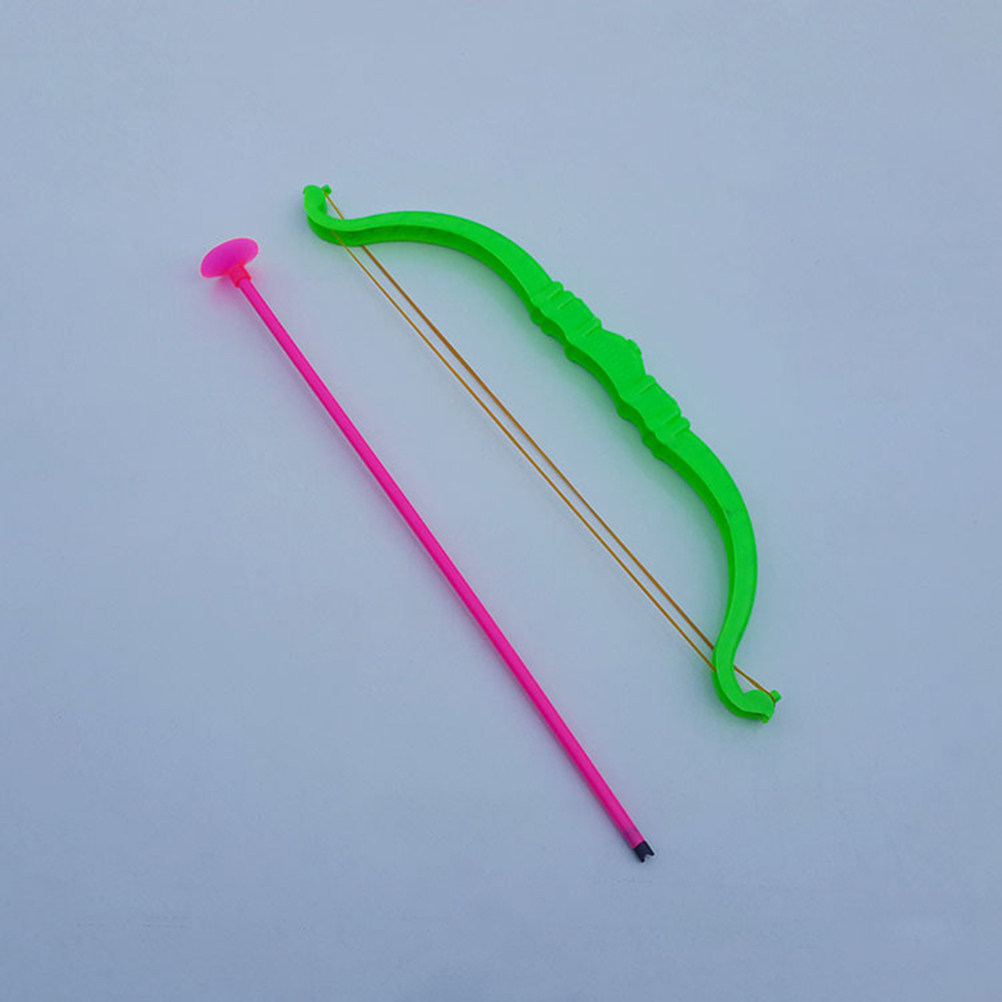 Kids Outdoor Archery Set - 20個入り プラスチック製弓矢セット 子供用アーチェリー 吸盤付き ランダムカラー スポーツ用品