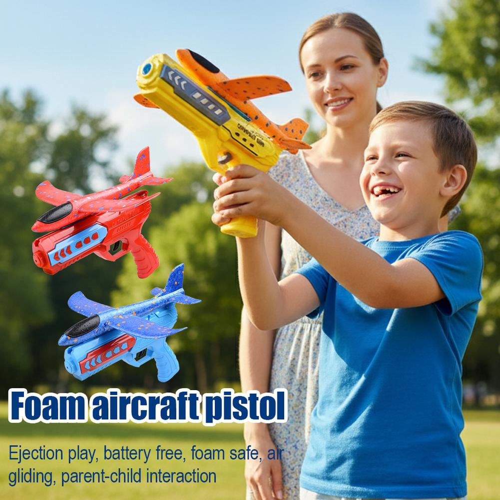 Outdoor Games For Kids - 飛行玩具 子供用ギフト 子供用射出飛行機玩具 フォーム航空機グライダー 親子屋外ゲーム玩具 フォームシューティング