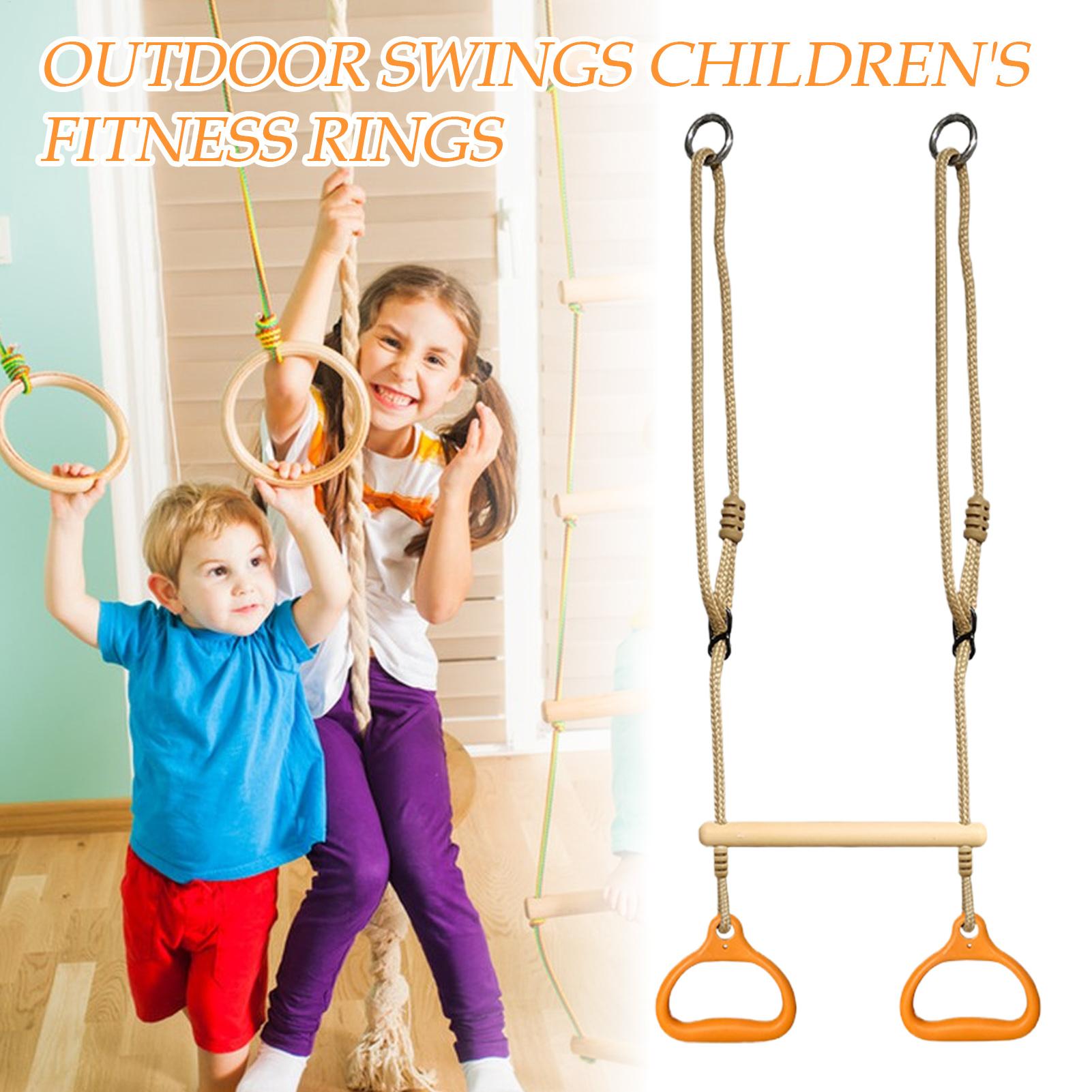Kids Outdoor Gym Equipment - スイングバー ジム用具 リングバー 面白い人間工学に基づいた安定した子供用ゲーム 大人用 子供用