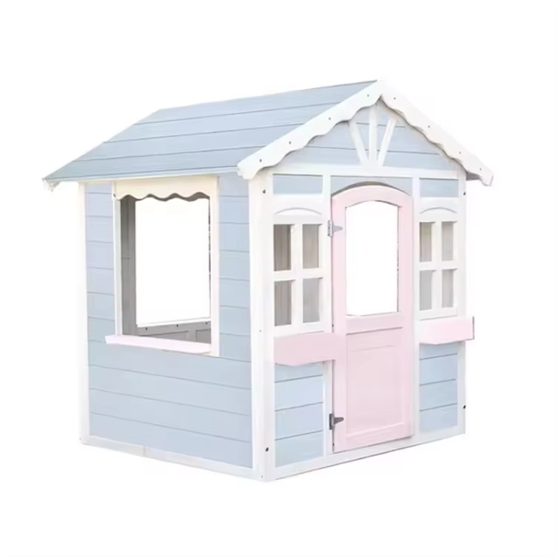 Kids Outdoor Wooden Playhouse - 中国製木製キッズ用屋外遊具プレイハウス（売れ筋商品）
