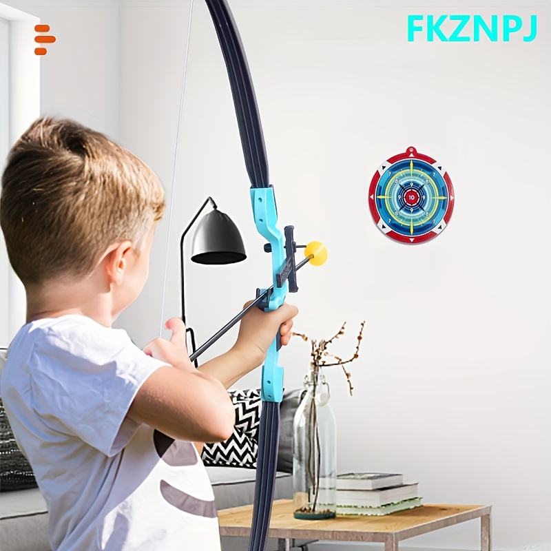 Kids Outdoor Archery Set - アーチェリーターゲットバケットセット 弓矢 子供のおもちゃ 屋外射撃練習おもちゃ マルチプレイヤー競技スポーツギフト 子供用
