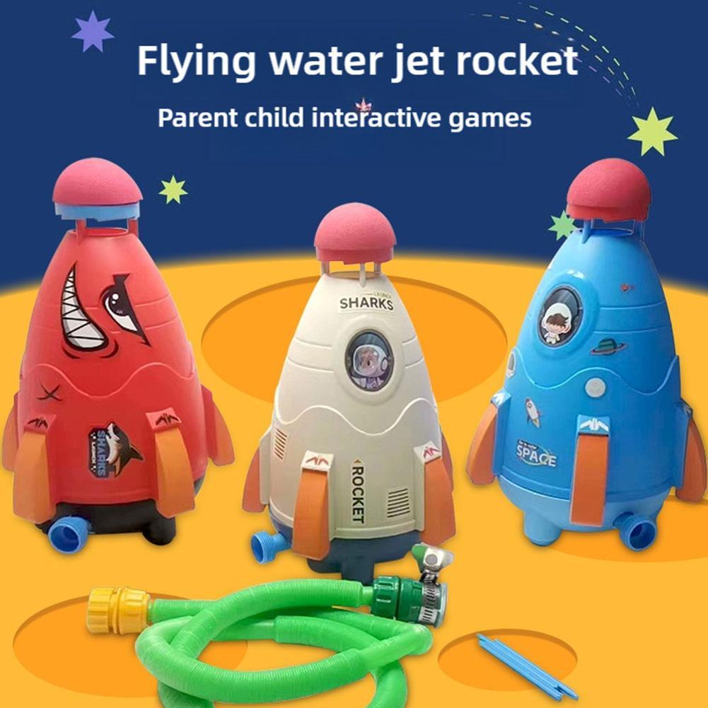 Kids Outdoor Water Play - ロケットランチャーおもちゃロケット散水機水圧リフトスプリンクラーおもちゃ屋外遊び庭の芝生水スプレー子供のおもちゃ