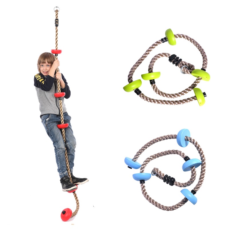 Kids Outdoor Gym Equipment - 子供クライミングロープ子供スイングディスククライミングプラスチックロープ子供の遊び場の設備屋外屋内スイング楽しいフィットネスおもちゃ