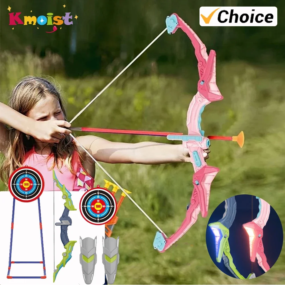 Kids Outdoor Archery Set - 子供のための弓と矢のセット,屋外のアーチェリーのおもちゃ,スタンドのターゲット,誕生日プレゼント,屋内ゲーム,子供のおもちゃ,新年の贈り物