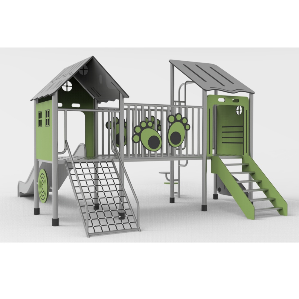 Kids Outdoor Area - 高品質な子供用屋外遊具 ステンレス製滑り台 キッズプレイエリア