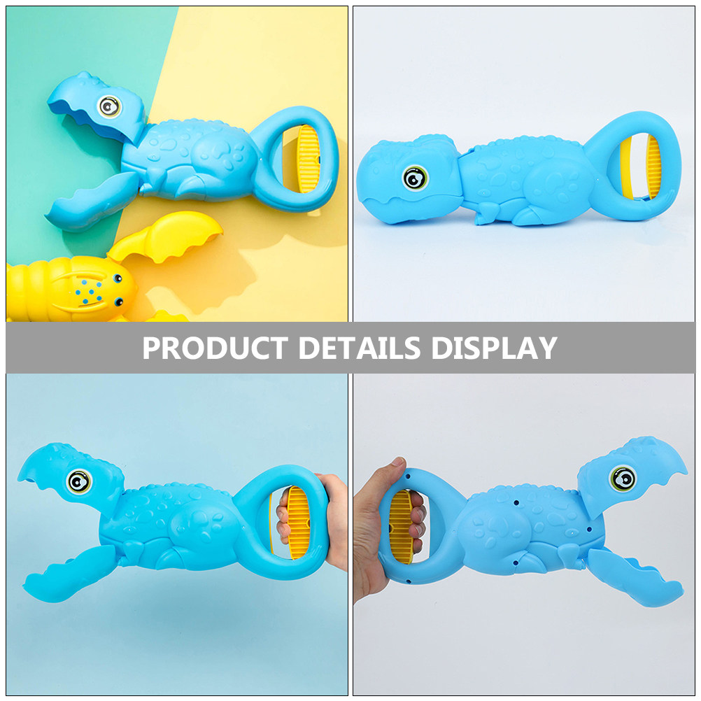Outdoor Toys For Kids - 漫画風ワニ型プラスチック製メカニカルアームピッカー、ゴミクランプ、子供用屋外拾い上げツール、おもちゃピッカー