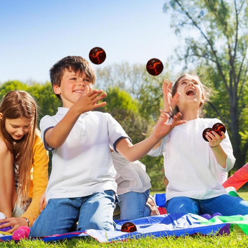 Kids Outdoor Learning Activities - 弾むボール子供のための火山溶岩バウンス感覚ゲーム鮮やかな色就学前の学習活動教育屋外ゲーム