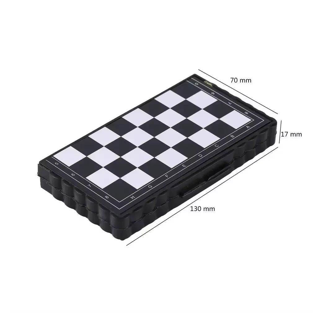 1Pc ミニ磁気チェスセット折りたたみ磁気プラスチックチェス - Outdoor Games For Kids のレビューと価格