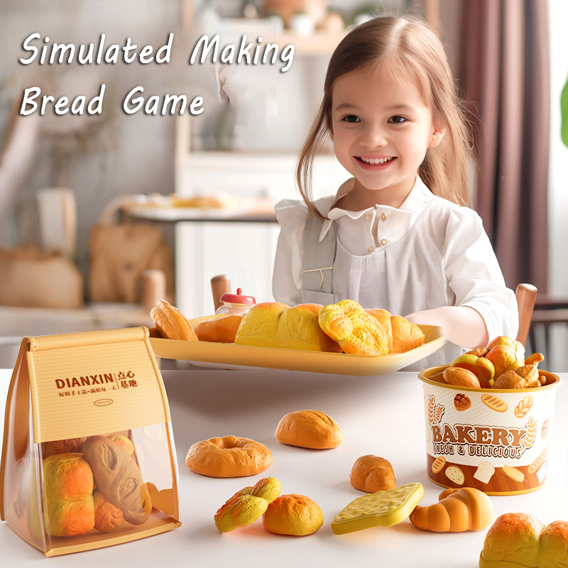おもちゃの食べ物セット ごっこ遊びキッチン リアルなパン フ - Kids Outdoor Mud Kitchen Accessories のレビューと価格