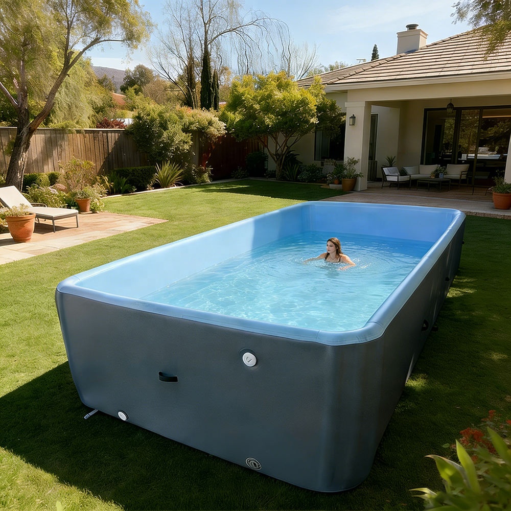 卸売エコフレンドリードロップステッチスイミングプール、子供と - Kids Outdoor Water Play のレビューと価格