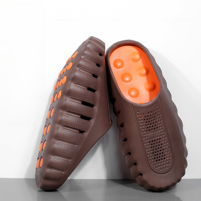 夏のメンズマッサージスリッパ 室内室外サンダル ビーチ快適ソ - Kids Outdoor Water のレビューと価格