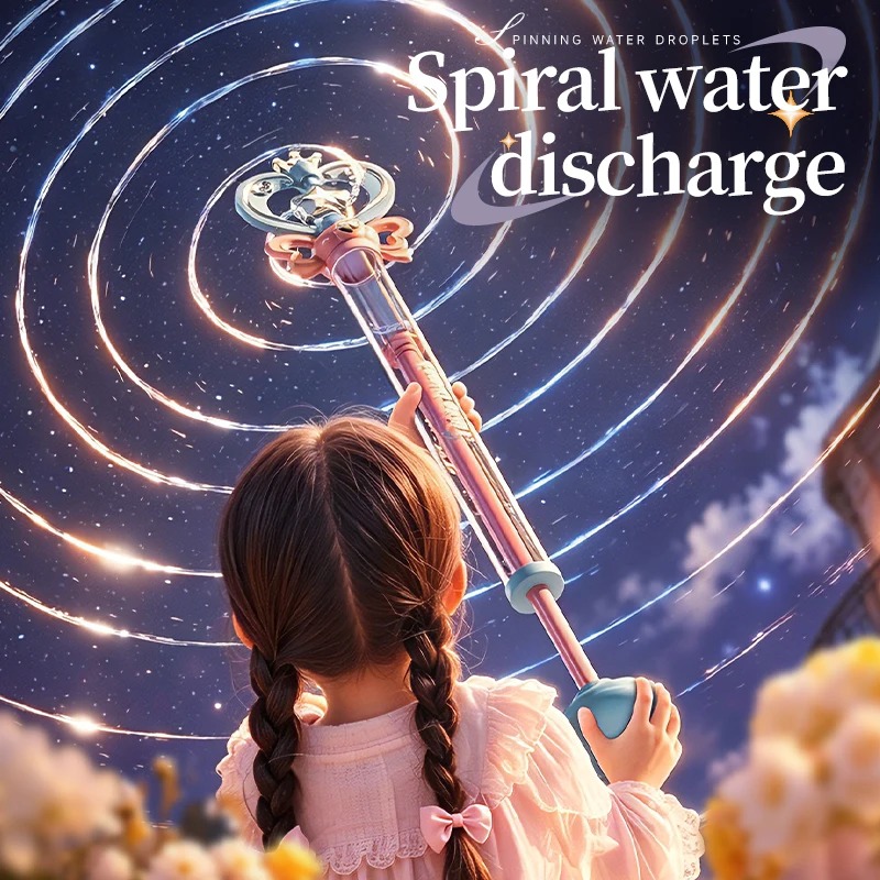 魔法の妖精の杖型水鉄砲 夏の水遊びおもちゃ デュアルモード水 - Kids Outdoor Water Play のレビューと価格