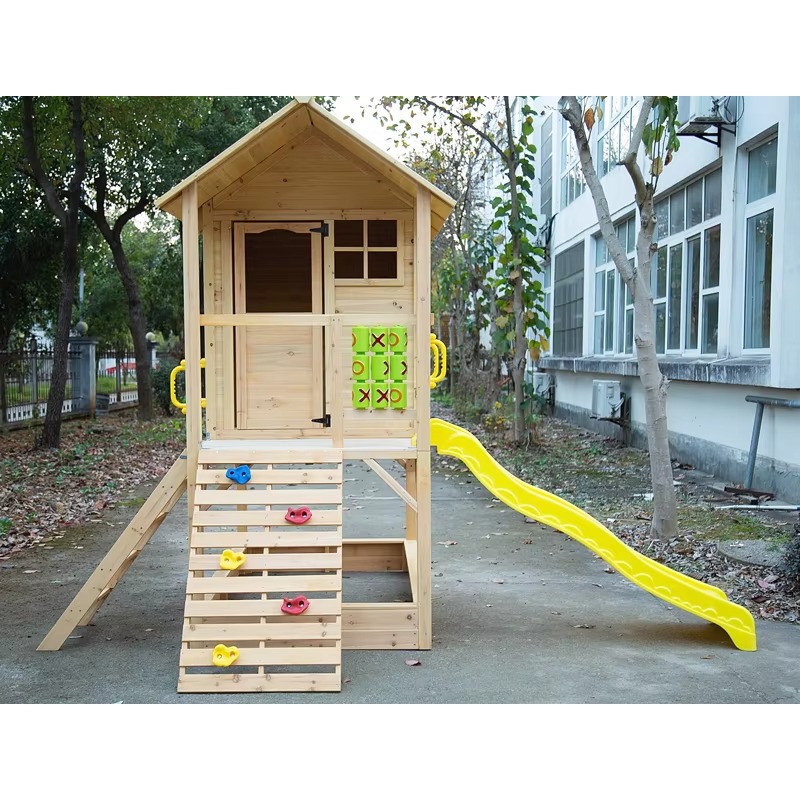 子供用木製屋外プレイハウス、庭用キッズ木製プラスチック製プレ - Kids Outdoor Wooden Playhouse のレビューと価格