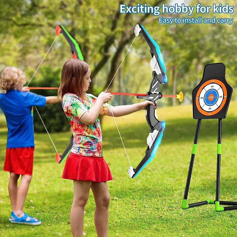 子供用弓矢 キッズアーチェリー 弓練習用リカーブボウ アウト - Kids Outdoor Archery Set のレビューと価格