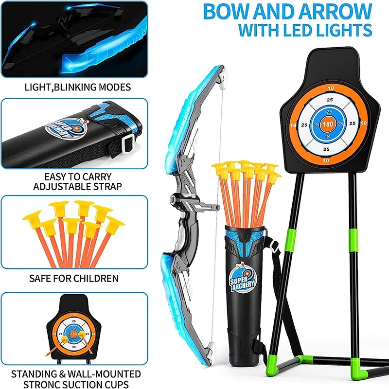 子供用弓矢 キッズアーチェリー 弓練習用リカーブボウ アウト - Kids Outdoor Archery Set のレビューと価格