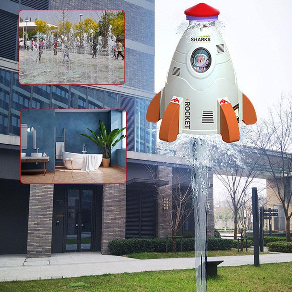 ロケットランチャーおもちゃロケット散水機水圧リフトスプリンク - Kids Outdoor Water Play のレビューと価格