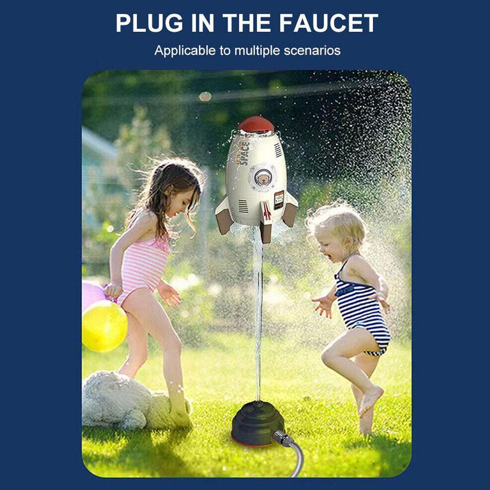 ロケットランチャーおもちゃロケット散水機水圧リフトスプリンク - Kids Outdoor Water Play のレビューと価格
