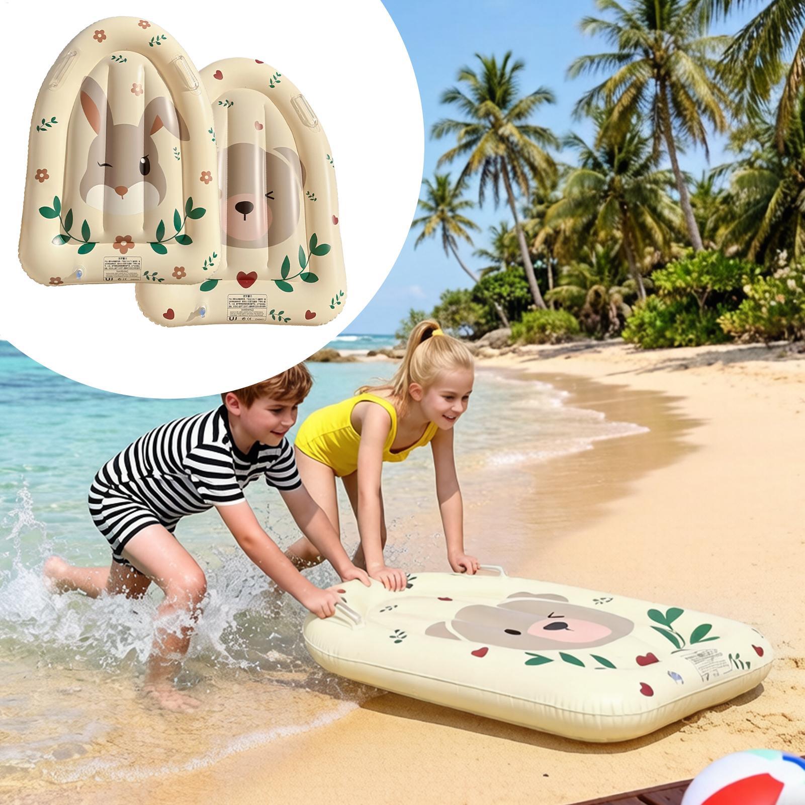 インフレータブルサーフボード子供用ビーチプールフロートハンド - Kids Outdoor Water のレビューと価格