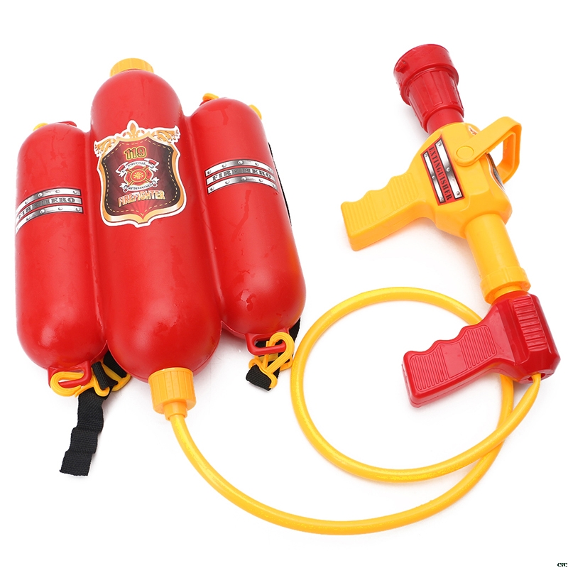 消防バックパック水鉄砲大容量消防士水鉄砲引き出し撮影夏のプー - Kids Outdoor Water Play のレビューと価格