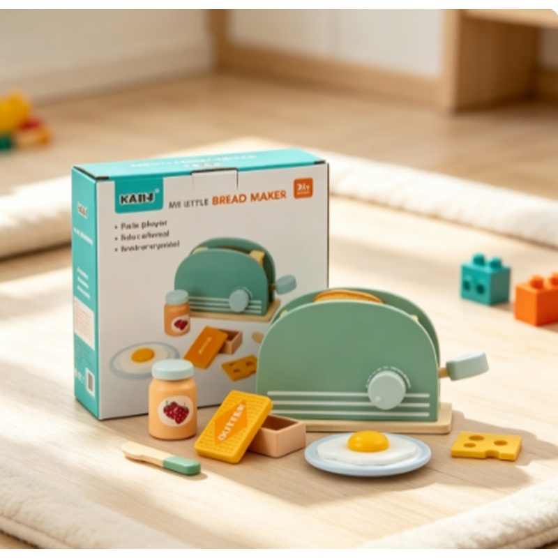 木製シミュレーショントースターおもちゃ キッズごっこ遊びキッ - Kids Outdoor Mud Kitchen Accessories のレビューと価格