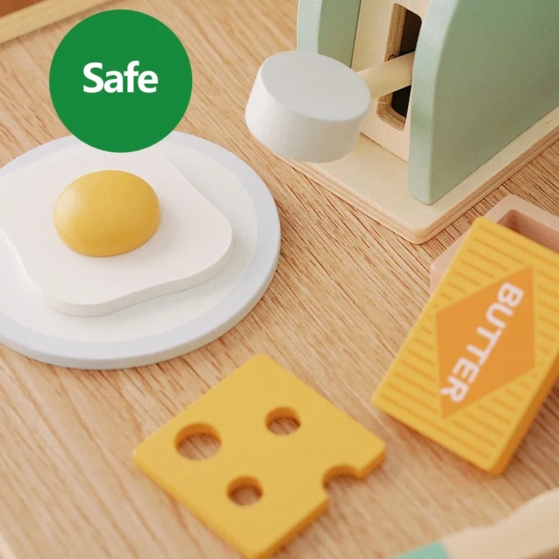 木製シミュレーショントースターおもちゃ キッズごっこ遊びキッ - Kids Outdoor Mud Kitchen Accessories のレビューと価格