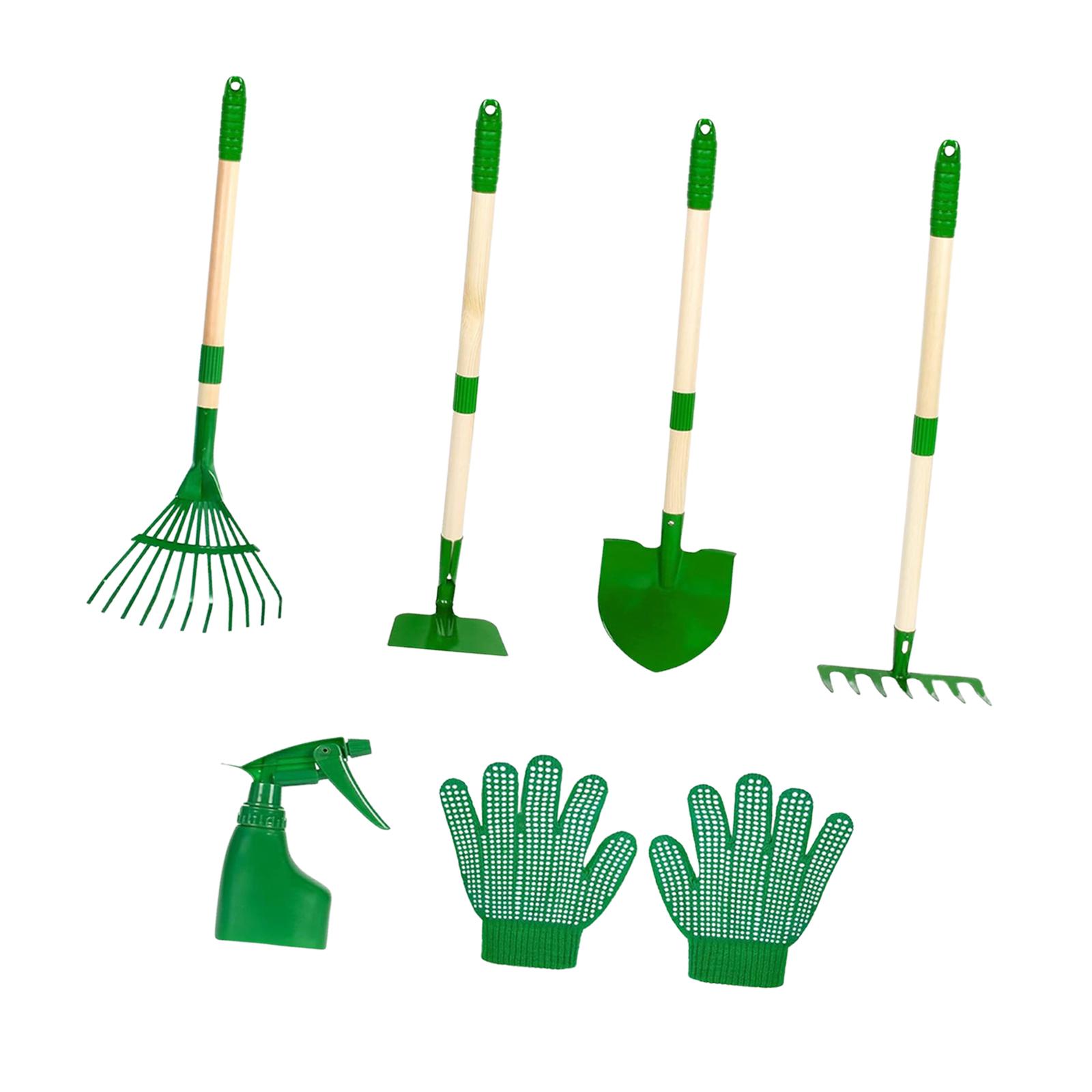 子供用園芸道具セット、快適なハンドルとスプレーボトル付き、屋 - Kids Outdoor Learning Activities のレビューと価格