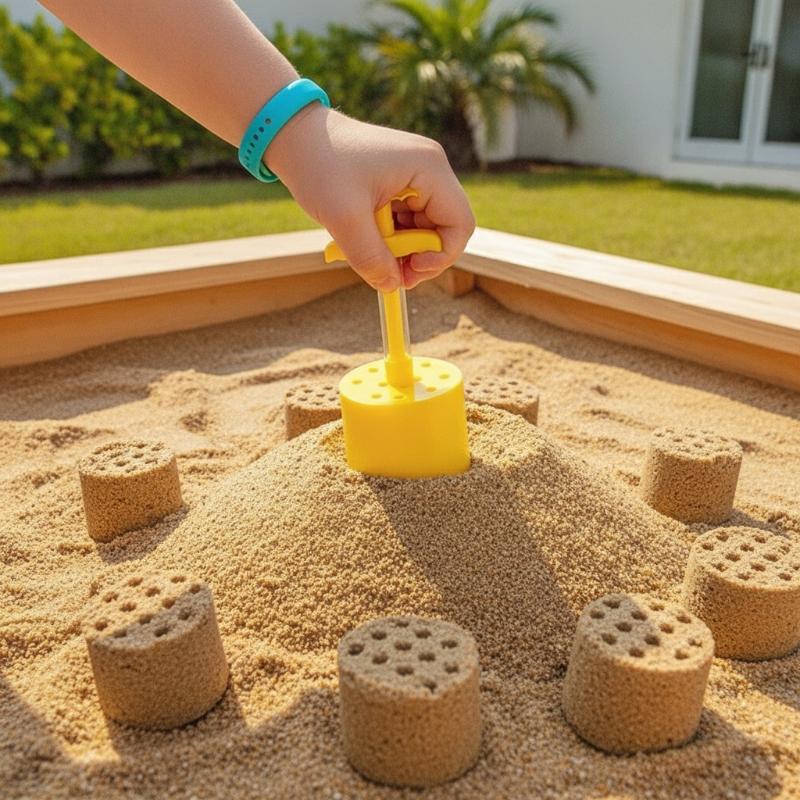 子供用水遊びビーチおもちゃサンドボックス型セットシャベル城建 - Kids Outdoor Water Play のレビューと価格
