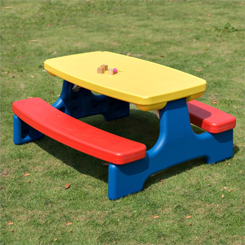 LazyChild 折りたたみ式子供用屋外テーブルと椅子、傘 - Kids Outdoor Table And Chairs With Umbrella のレビューと価格