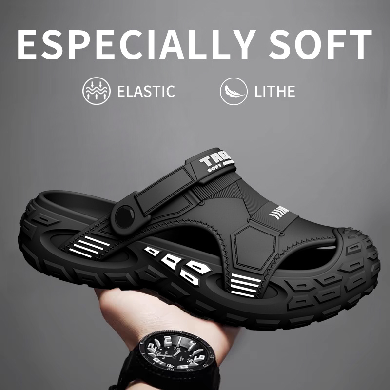 メンズアウトドアサマーウェアラブルクロッグシューズ滑り止め通 - Kids Outdoor Water のレビューと価格
