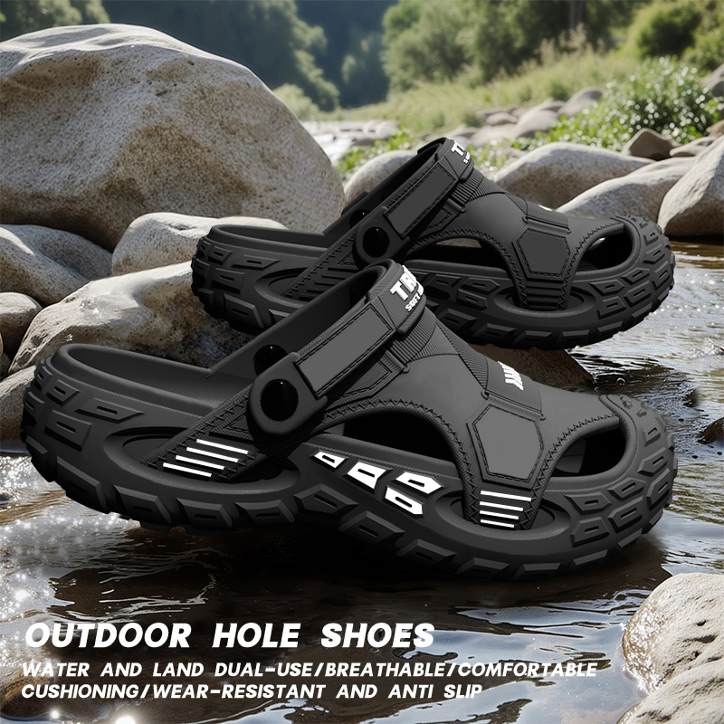 メンズアウトドアサマーウェアラブルクロッグシューズ滑り止め通 - Kids Outdoor Water のレビューと価格