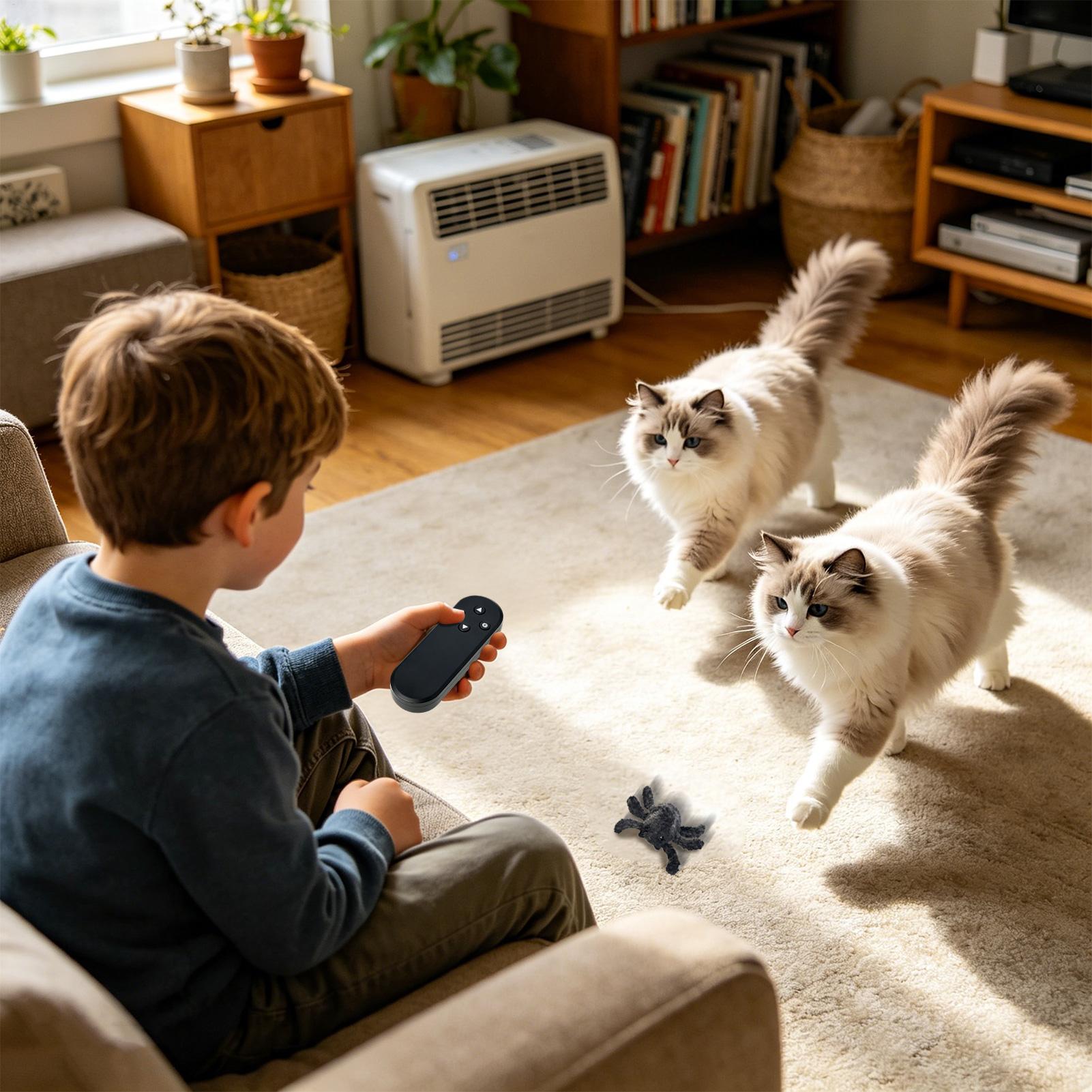 スパイダーおもちゃ ソフト充電式 ライト付きリアルな動物 か - Kids Indoor Outdoor Games のレビューと価格