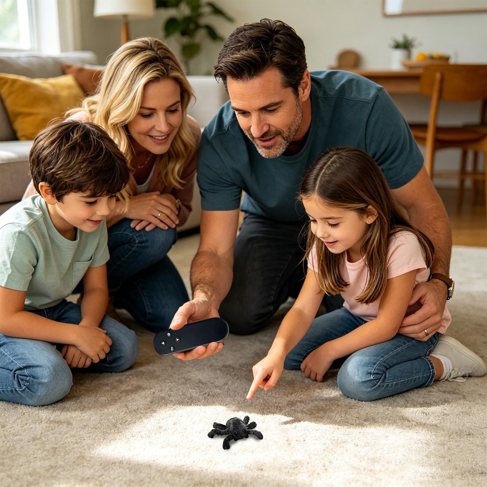 スパイダーおもちゃ ソフト充電式 ライト付きリアルな動物 か - Kids Indoor Outdoor Games のレビューと価格