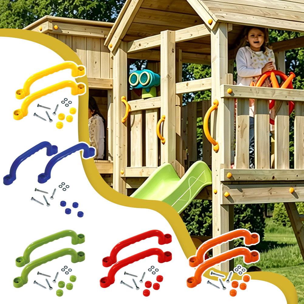 遊び場用安全ハンドル クライミングフレーム用 屋外用グラブハ - Kids Outdoor Gym Equipment のレビューと価格