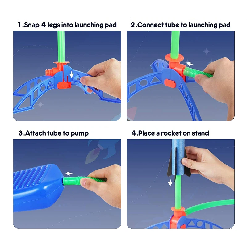 Bキッドアウトドアロケットフットポンプ屋外空気圧式急上昇ロケ - Kids Outdoor Toys B&Q のレビューと価格