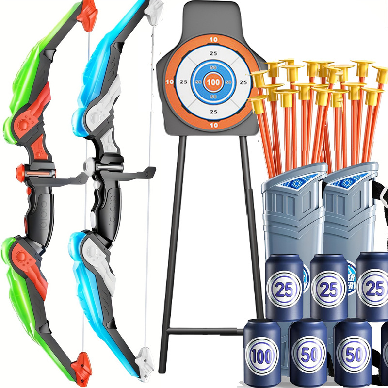 子供用弓矢セット 矢 アーゲット矢筒 アーチェリー弓練習用  - Kids Outdoor Archery Set のレビューと価格