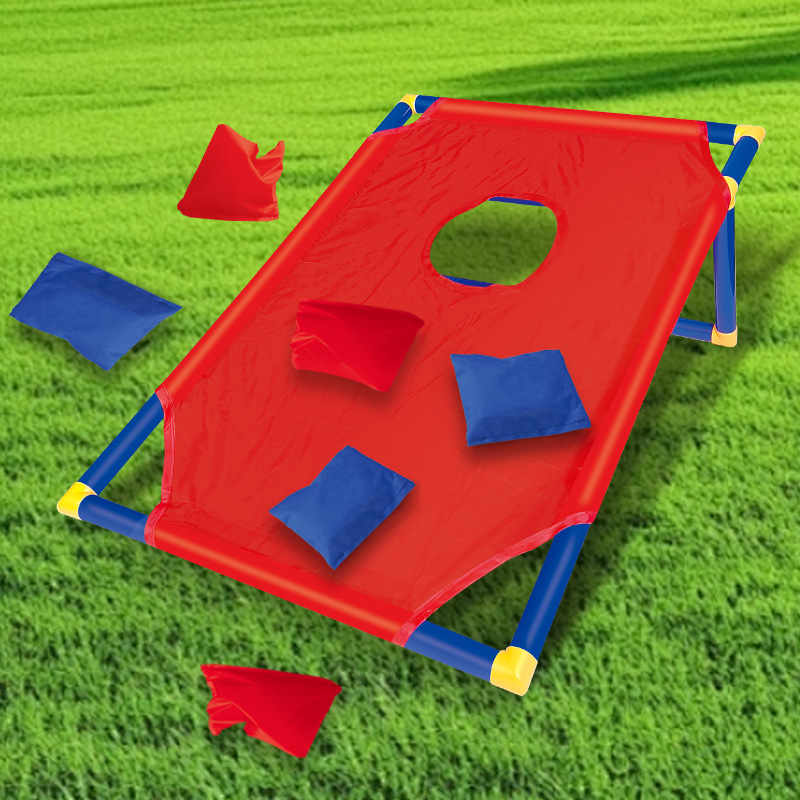 子供用ビーンバッグトスゲームセット、ポータブルコーンホールボ - Kids Indoor Outdoor Games のレビューと価格