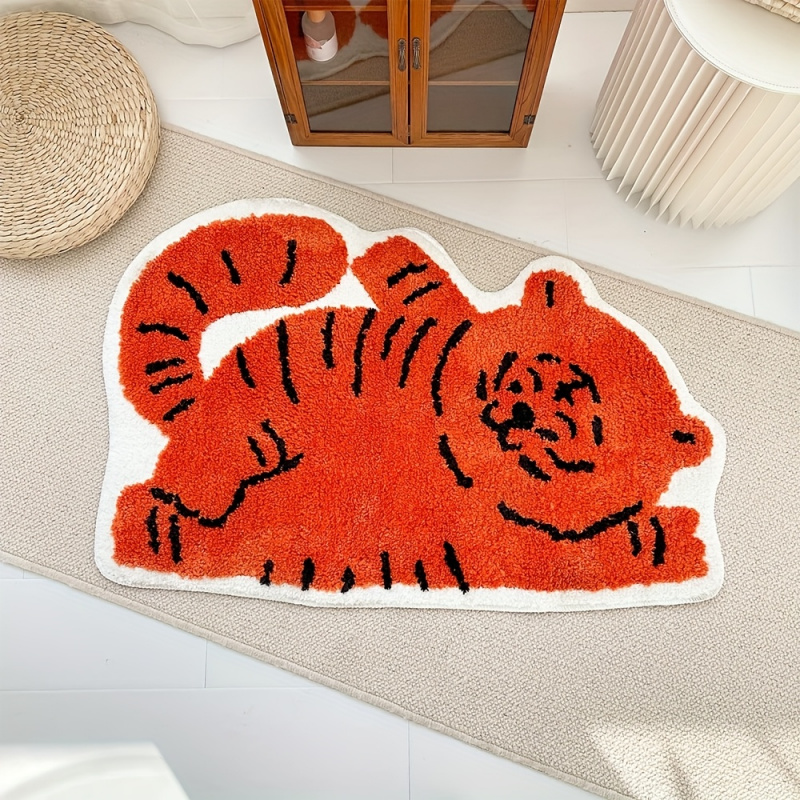 VIKAMA かわいい寝そべり猫エリアラグ、柔らかいプラッシ - Kids Outdoor Area のレビューと価格