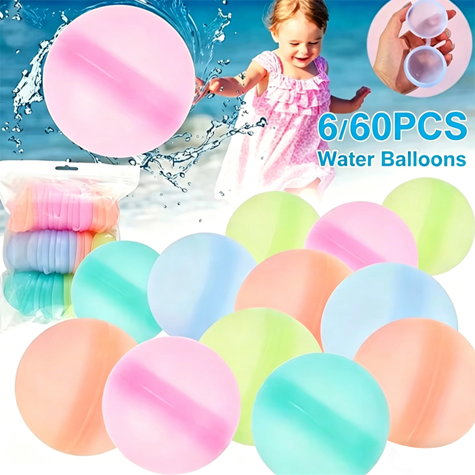 再利用可能な水風船おもちゃ、クイックフィル自動密閉式水爆弾、 - Kids Outdoor Water Play のレビューと価格