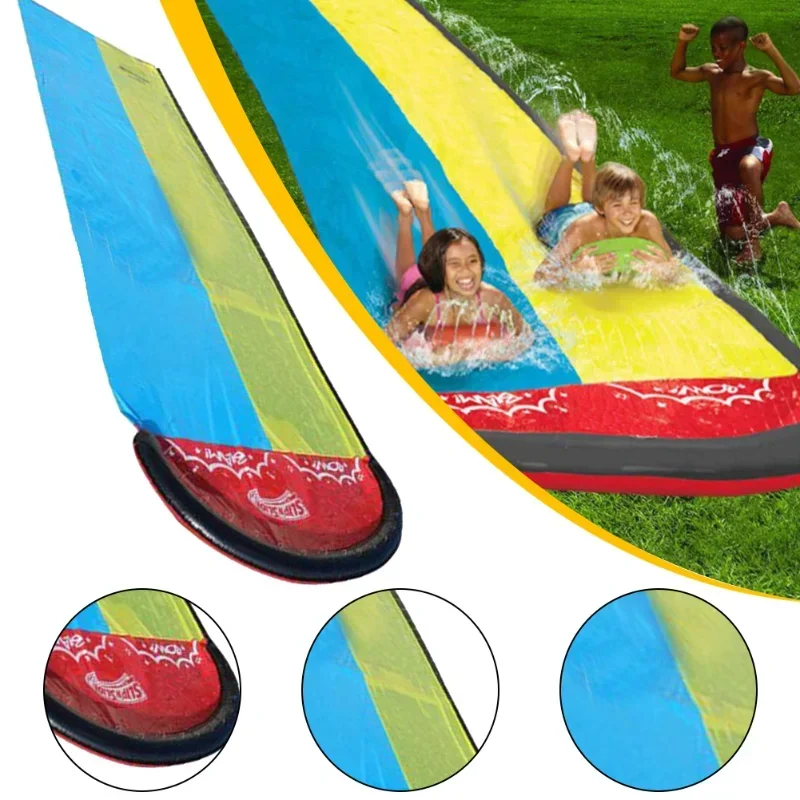 夏の屋外用インフレータブル水遊びおもちゃ ウォータースライド - Kids Outdoor Water Slide のレビューと価格