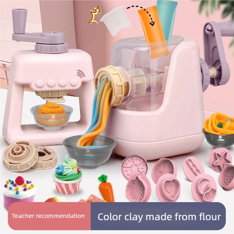 幼児用DIY粘土クラフトセット、28個の型付きヌードルアイス - Kids Outdoor Mud Kitchen Accessories のレビューと価格