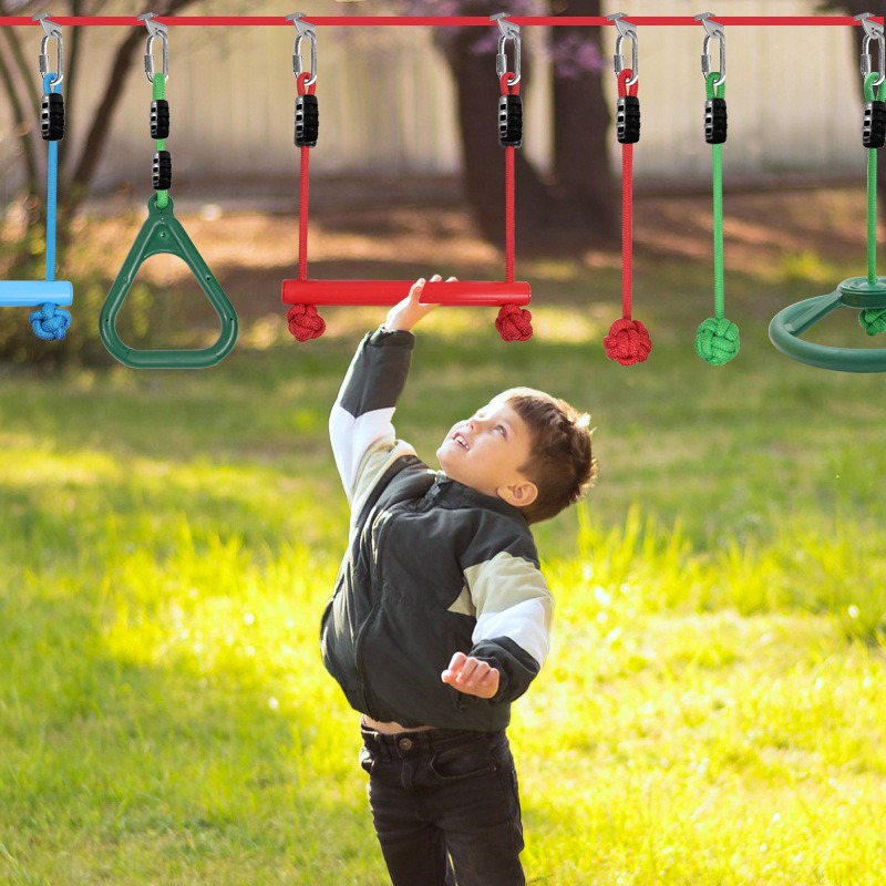 子供用屋外スポーツ玩具セット、裏庭トレーニング器具、三角形ジ - Kids Outdoor Gym Equipment のレビューと価格
