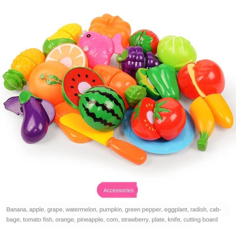 カッティングプレイフードセット 子供用 シミュレーション キ - Kids Outdoor Mud Kitchen Accessories のレビューと価格