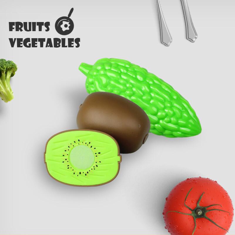 カッティングプレイフードセット 子供用 シミュレーション キ - Kids Outdoor Mud Kitchen Accessories のレビューと価格