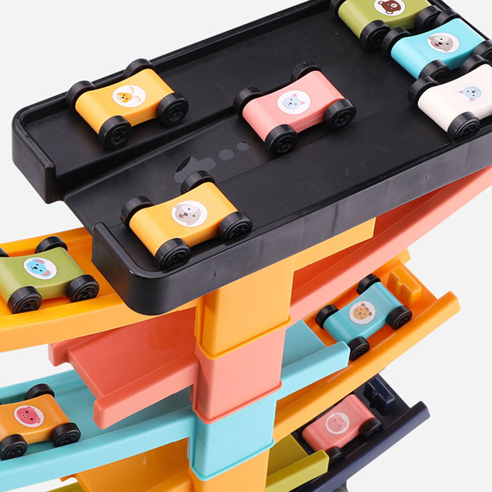 子供用カーグライディングトラック 多層レースラダー 知育早期 - Kids Outdoor Learning Activities のレビューと価格