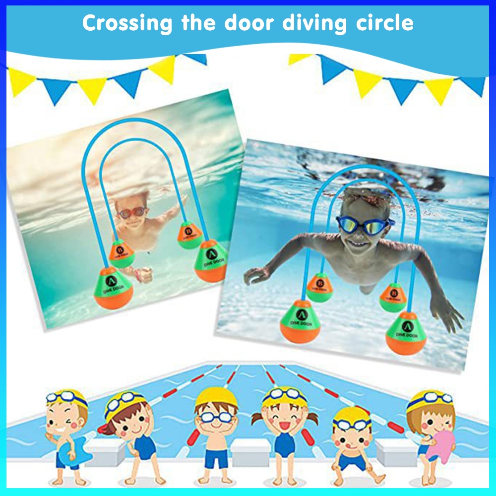 2 ピース/セット ダイビングドア 面白いウォータースポーツ - Kids Indoor Outdoor Games のレビューと価格
