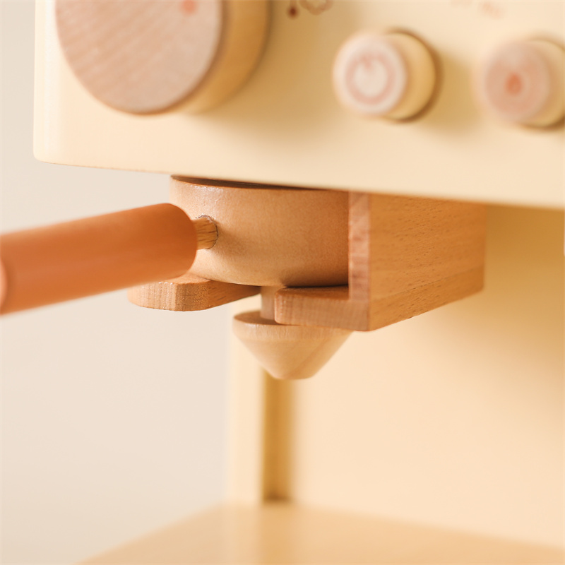 子供木製モンテッソーリおもちゃセット子供コーヒーマシンキッチ - Kids Outdoor Mud Kitchen Accessories のレビューと価格